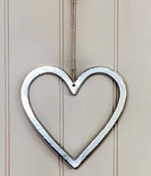 Decorative Aluminium Heart - 3 sizes available