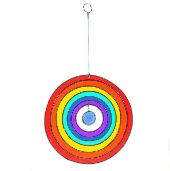Rainbow Circle Suncatcher - 16cm