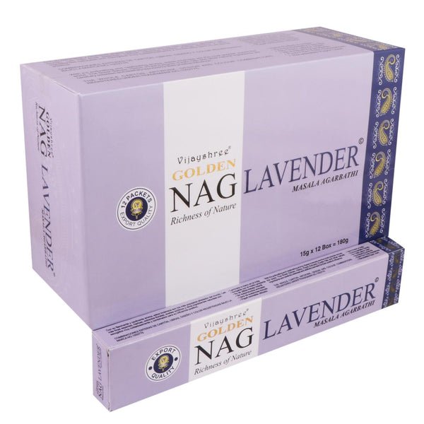 Vijayshree Golden Nag Incense Sticks - Lavender