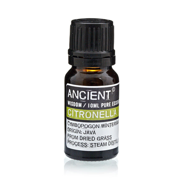 Ancient Wisdom Citronella Essential Oil - 10ml Bottle