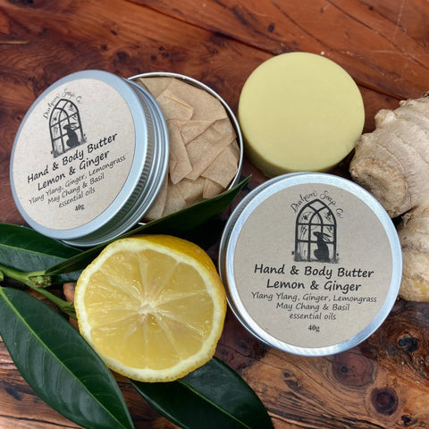 Hand and Body Butter – Lemon and Ginger - Durham Soap Company