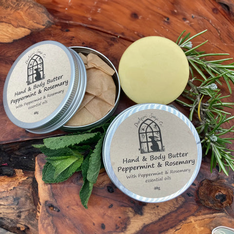 Hand and Body Butter – Peppermint and Rosemary - Durham Soap Company