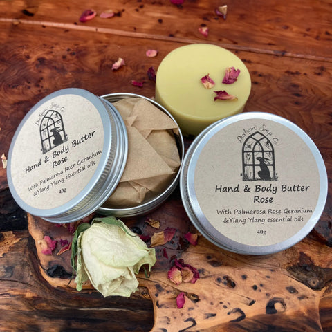 Hand and Body Butter – Rose - Durham Soap Company