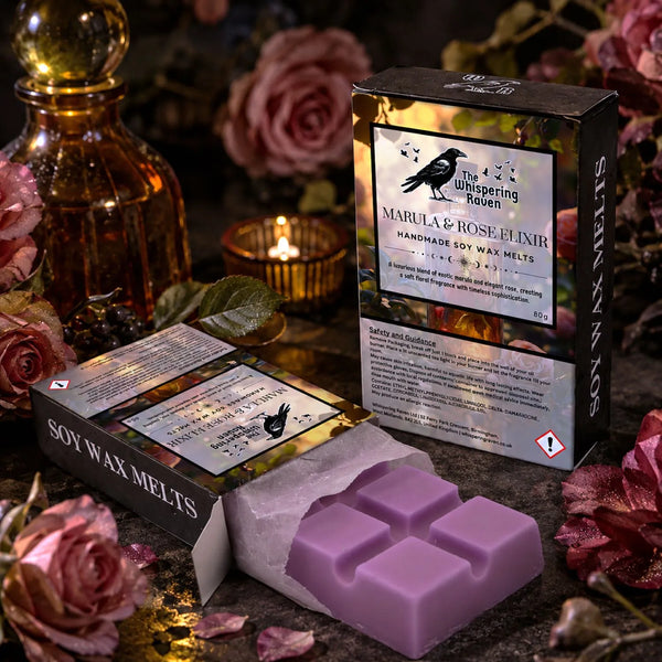 The Whispering Raven - Marula Rose Soy Wax Melts