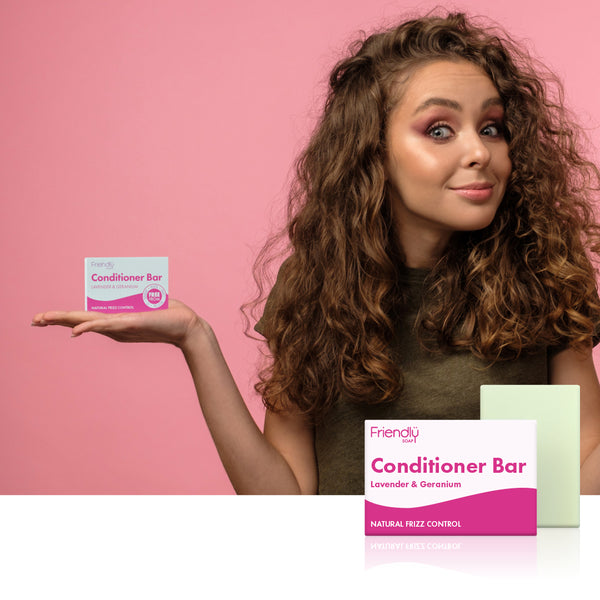 Friendly Conditioner Bar - Lavender and Geranium - Vegan (90g)