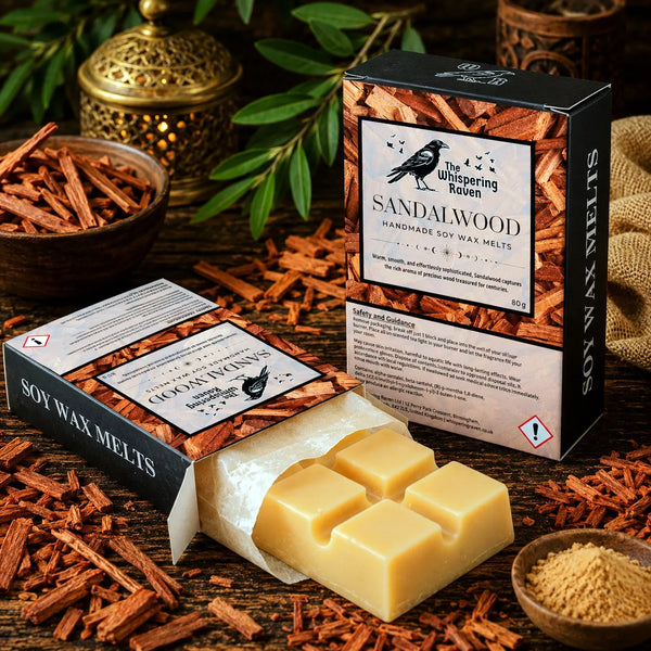 The Whispering Raven - Sandalwood Soy Wax Melts