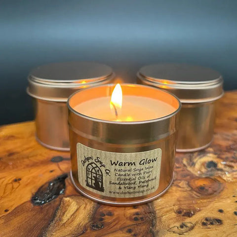Warm Glow Soy Wax Candle  - Durham Soap Company