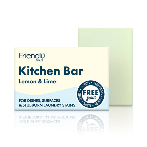 Friendly Natural Kitchen Cleaning Bar - Lemon and Lime Fragrance