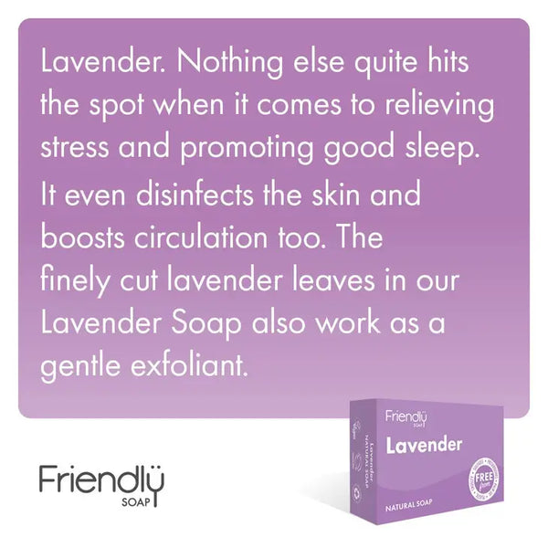 Friendly Lavender Natural Soap Bar