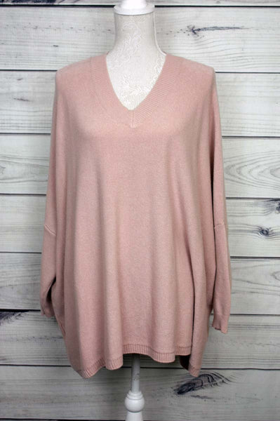 V-Neck Swing Jumper - more colours available