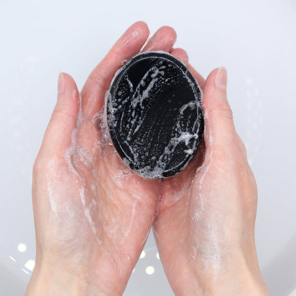 Charcoal Face and Body Soap Bar - Lavender - 85g