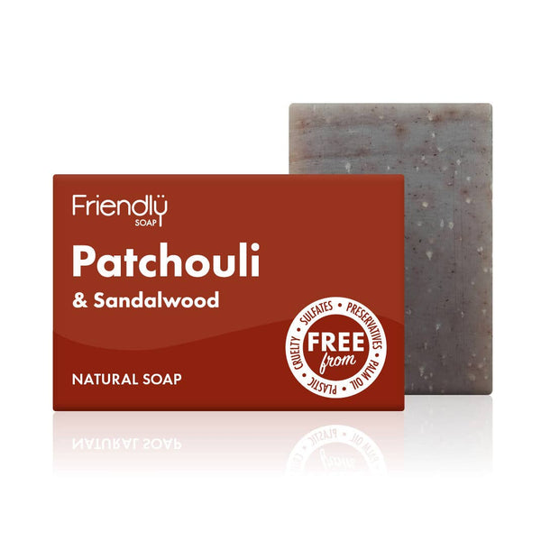 Friendly Natural Patchouli and Sandalwood Soap Bar
