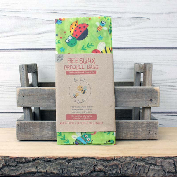 Bee Sweet & Bumble Beeswax Produce Bags - Medium (25x25cm)