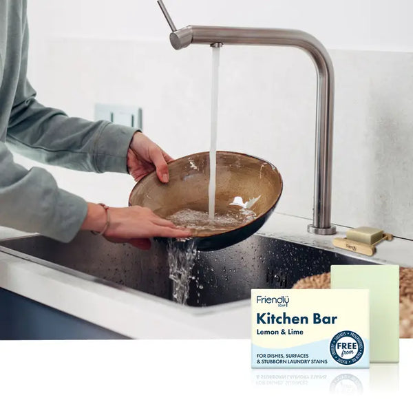 Friendly Natural Kitchen Cleaning Bar - Lemon and Lime Fragrance