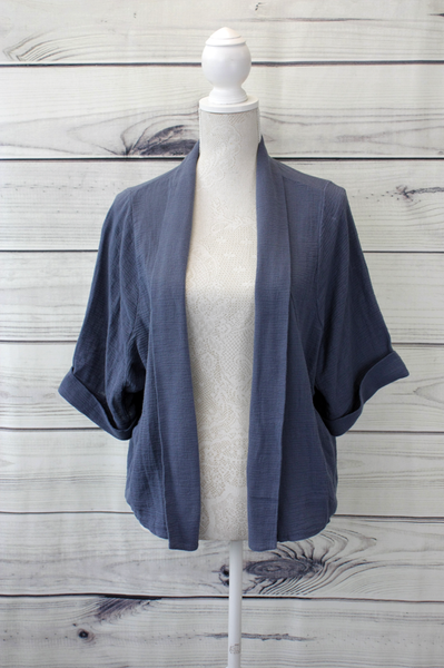 Kimono Cotton & Linen Jacket - more colours available