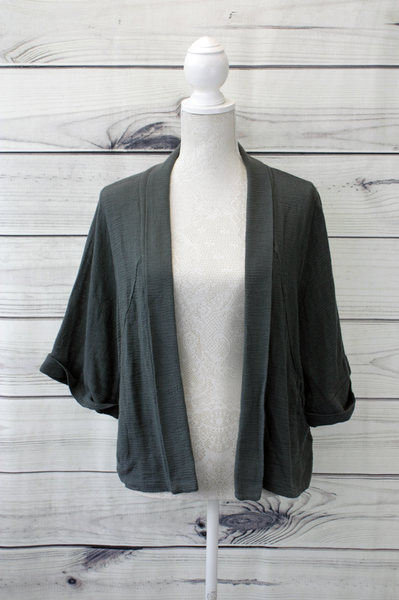 Kimono Cotton & Linen Jacket - more colours available