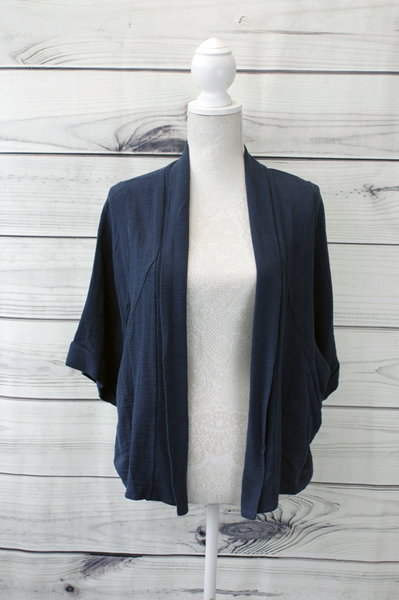 Kimono Cotton & Linen Jacket - more colours available