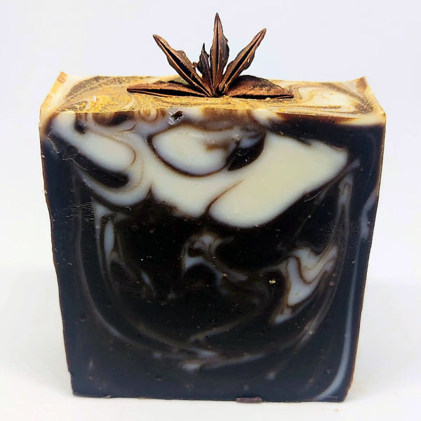 Chocolate Mint Cold-Process Soap - Christmas Collection - 110g bar