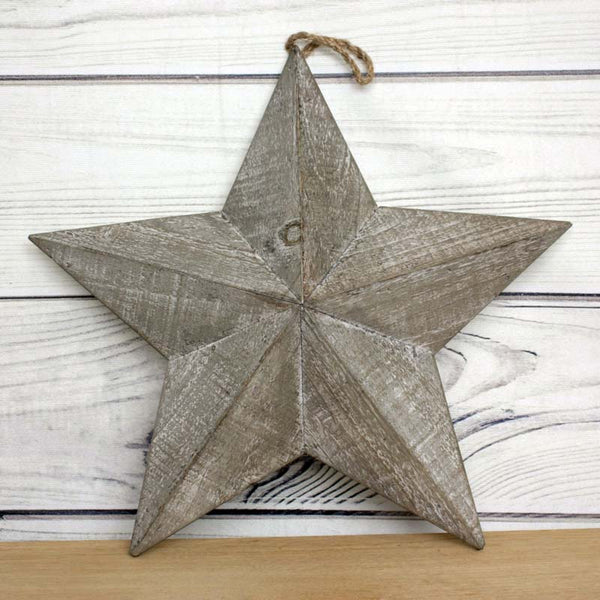 Rustic Wooden Barn Star - 3 sizes available