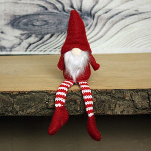 Small Red & White Shelf Sitting Gonk
