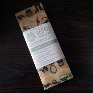 The House of Eden Vegan Food Wrap - One 8x8" Wrap - Pink Fashion