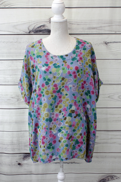 Poppy Floral Print Top - more colours available