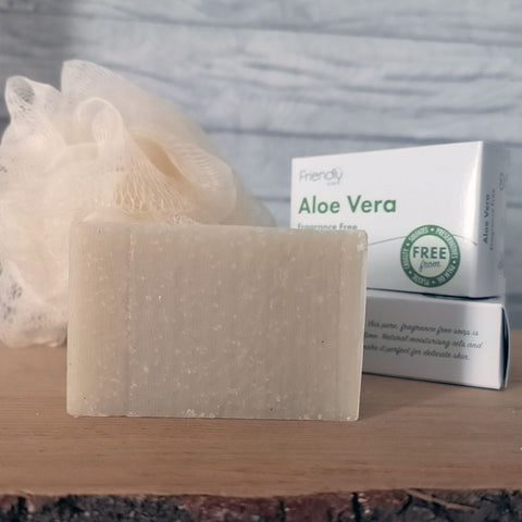 Friendly Fragrance-Free Aloe Vera Natural Soap Bar