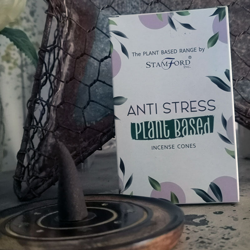 Anti-Stress Plant-Based Incense Cones - Pack of 12