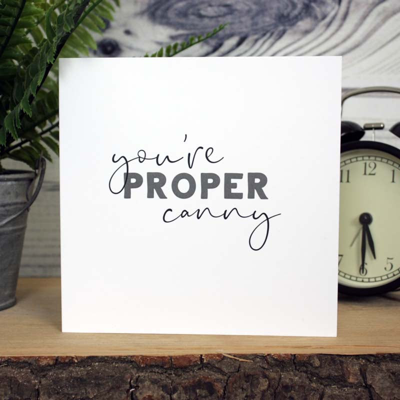 Proper Canny Card