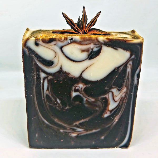 Chocolate Mint Cold-Process Soap - Christmas Collection - 110g bar