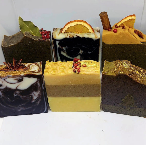 Christmas Spirit Cold-Process Soap - Christmas Collection - 110g bar