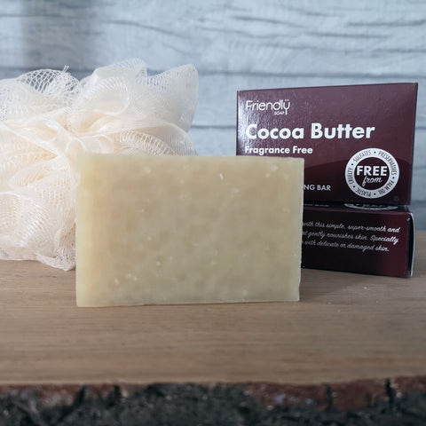 Friendly Fragrance-Free Natural Cocoa Butter Cleansing Bar
