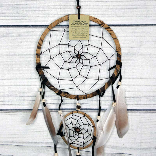 Natural Speckled Triple Dreamcatcher