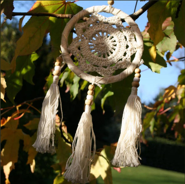 Crochet Dreamcatcher with Tassels