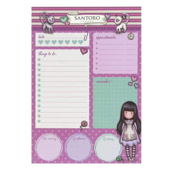 Gorjuss - A5 Daily Planner - Tall Tails