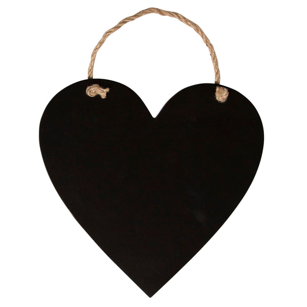 Hanging Heart Chalkboard - Small