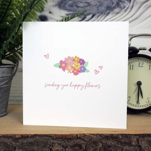 Happy Flowers Card