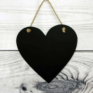 Hanging Heart Chalkboard - Small