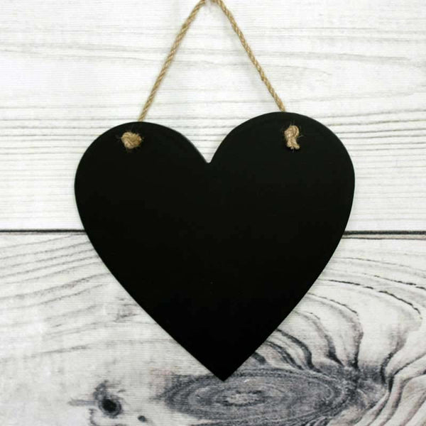 Hanging Heart Chalkboard - Small