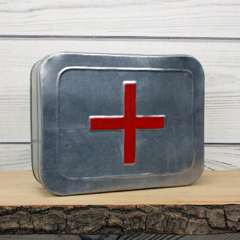 Metal First Aid Tin