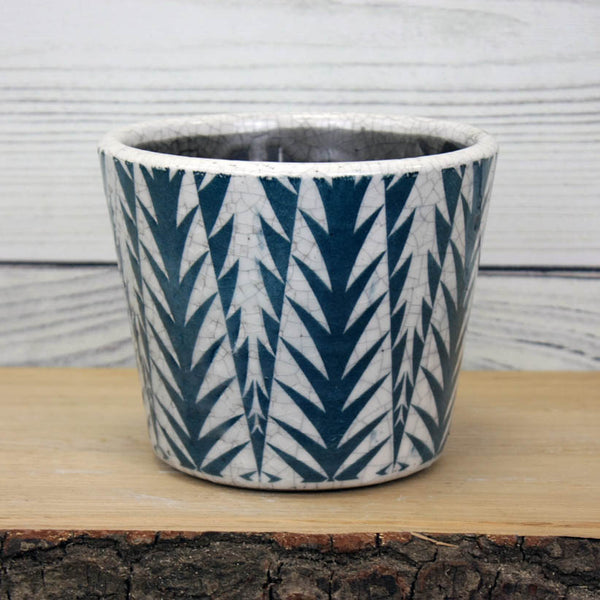 Old Style Dutch Pot - Teal - various designs available