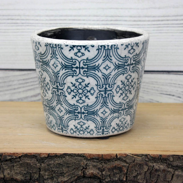 Old Style Dutch Pot - Teal - various designs available