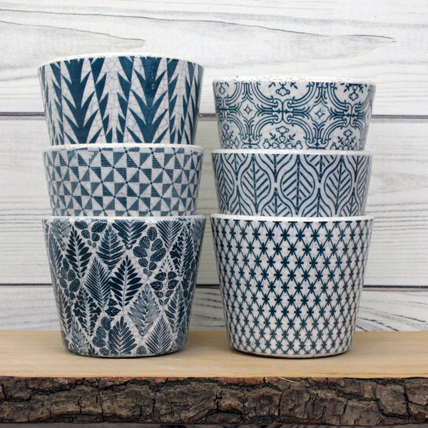 Old Style Dutch Pot - Teal - various designs available