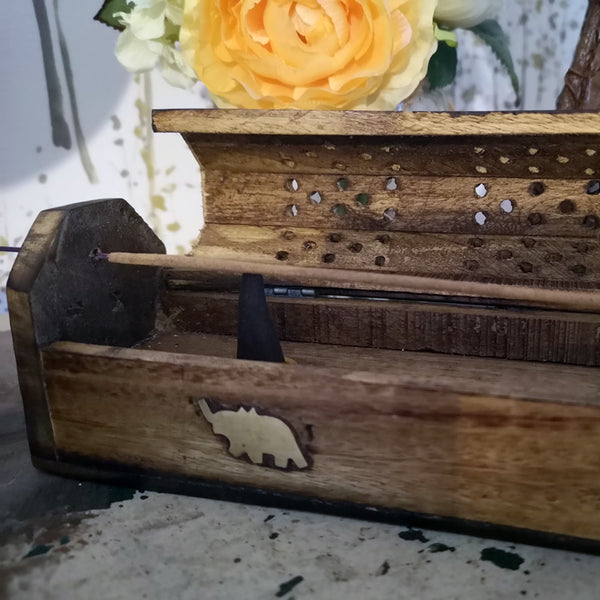 Incense Cone Smoke Box - Large