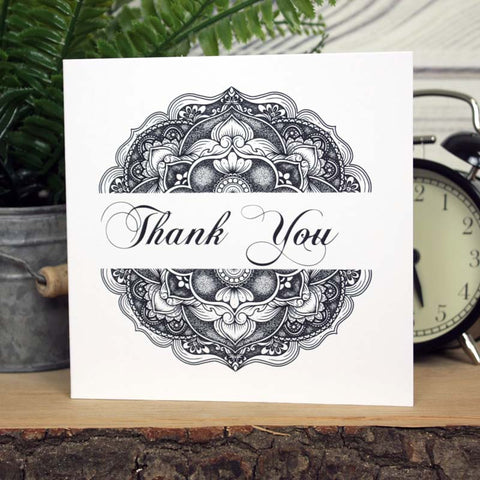 Mandala Card - Thank You