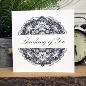Mandala Card - Thinking of You