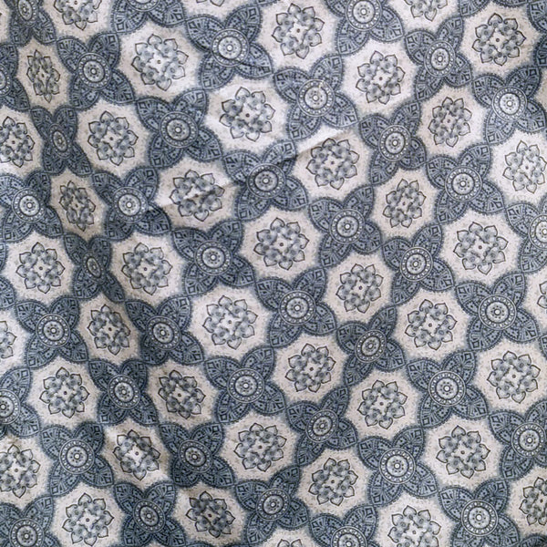 Handmade Tote Bag - Blue and White Moroccan Tile Print