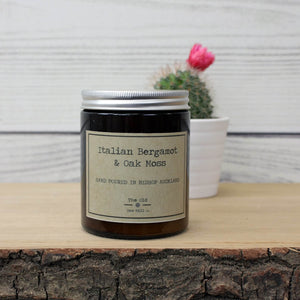 Italian Bergamot and Oak Moss Eco-friendly Soy Wax Candle