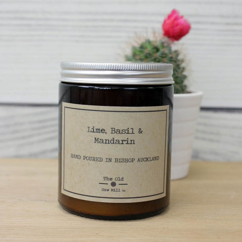 Lime Basil and Mandarin Eco-friendly Soy Wax Candle