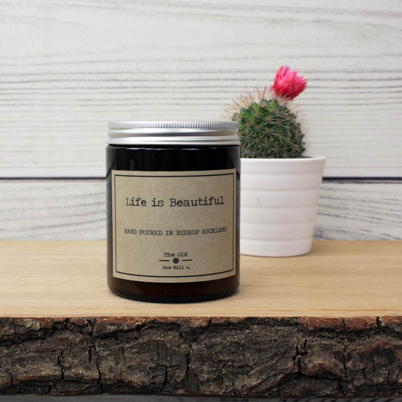 Life is Beautiful Eco-friendly Soy Wax Candle
